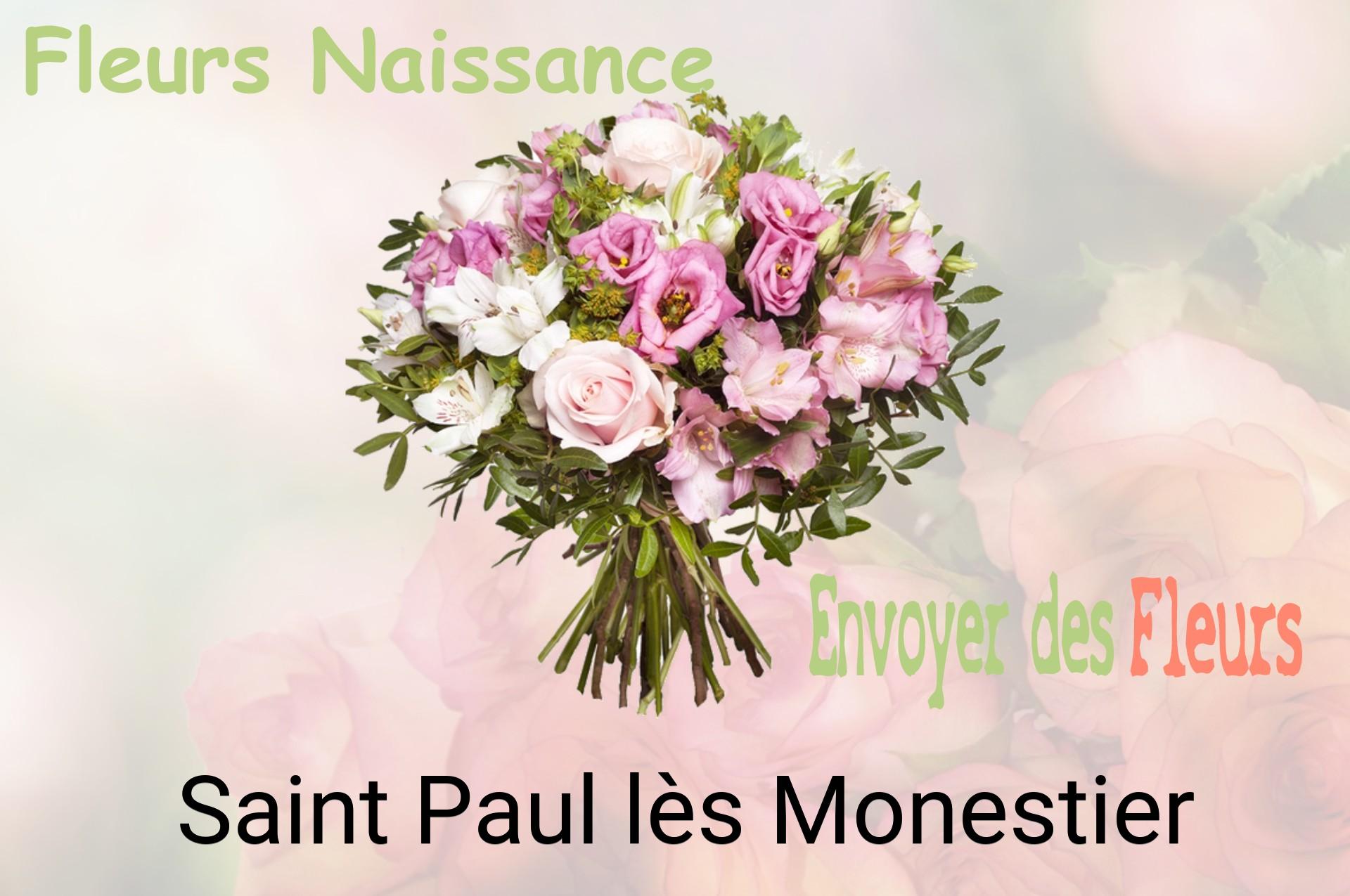Bouquet de fleurs de naissance livré à Saint-Paul-lès-Monestier